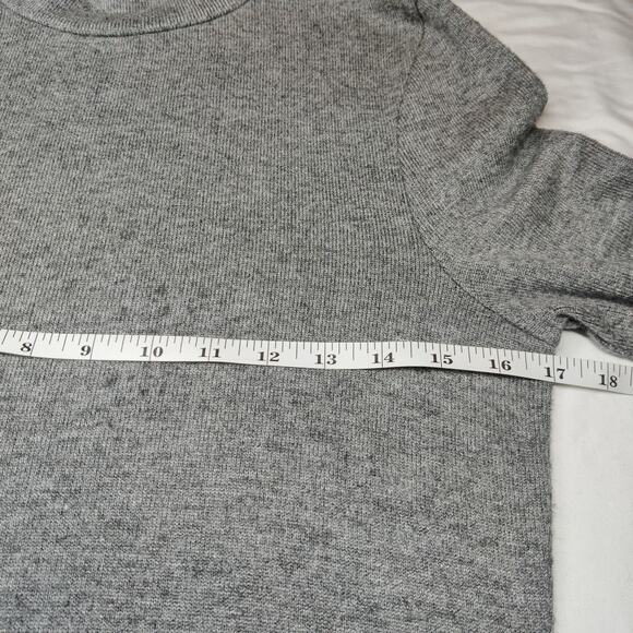 Vince Mock Neck Long Sleeve Knit Sweater Dress Large Minimalist Quiet Luxury - Picture 9 of 12